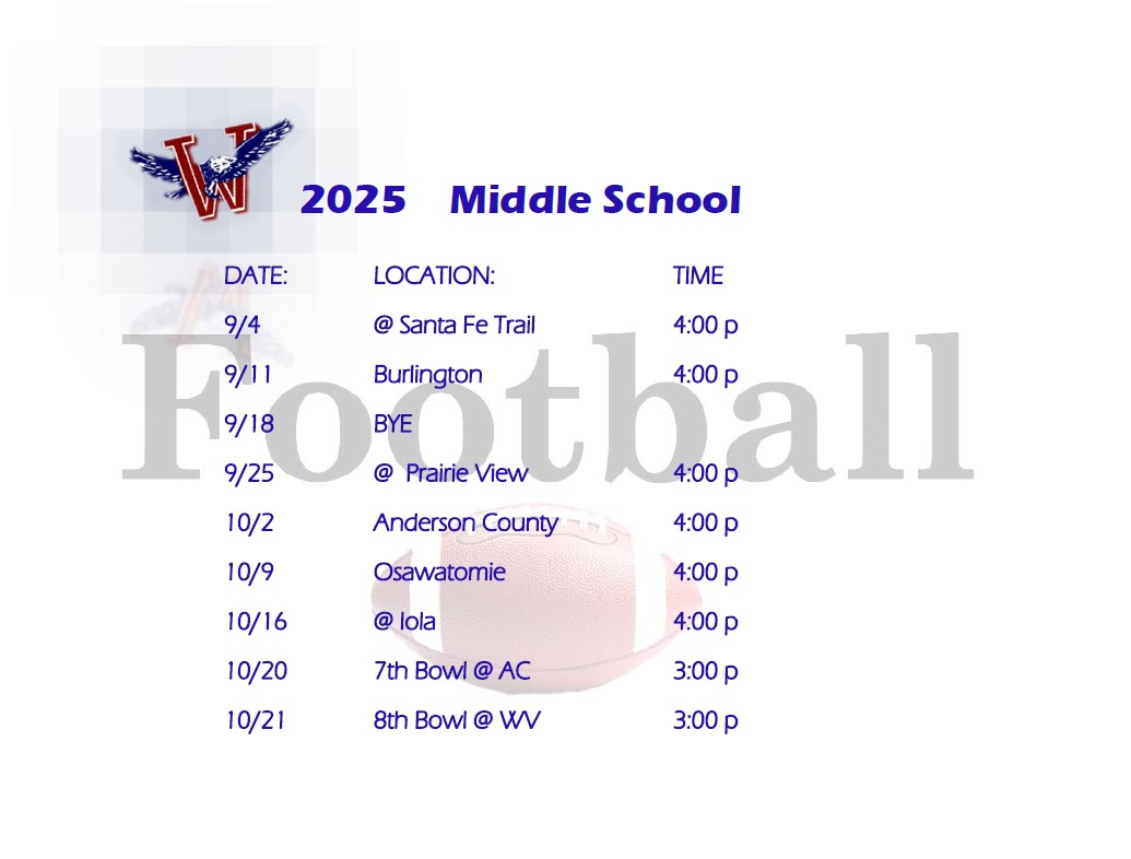 MS Football Schedule