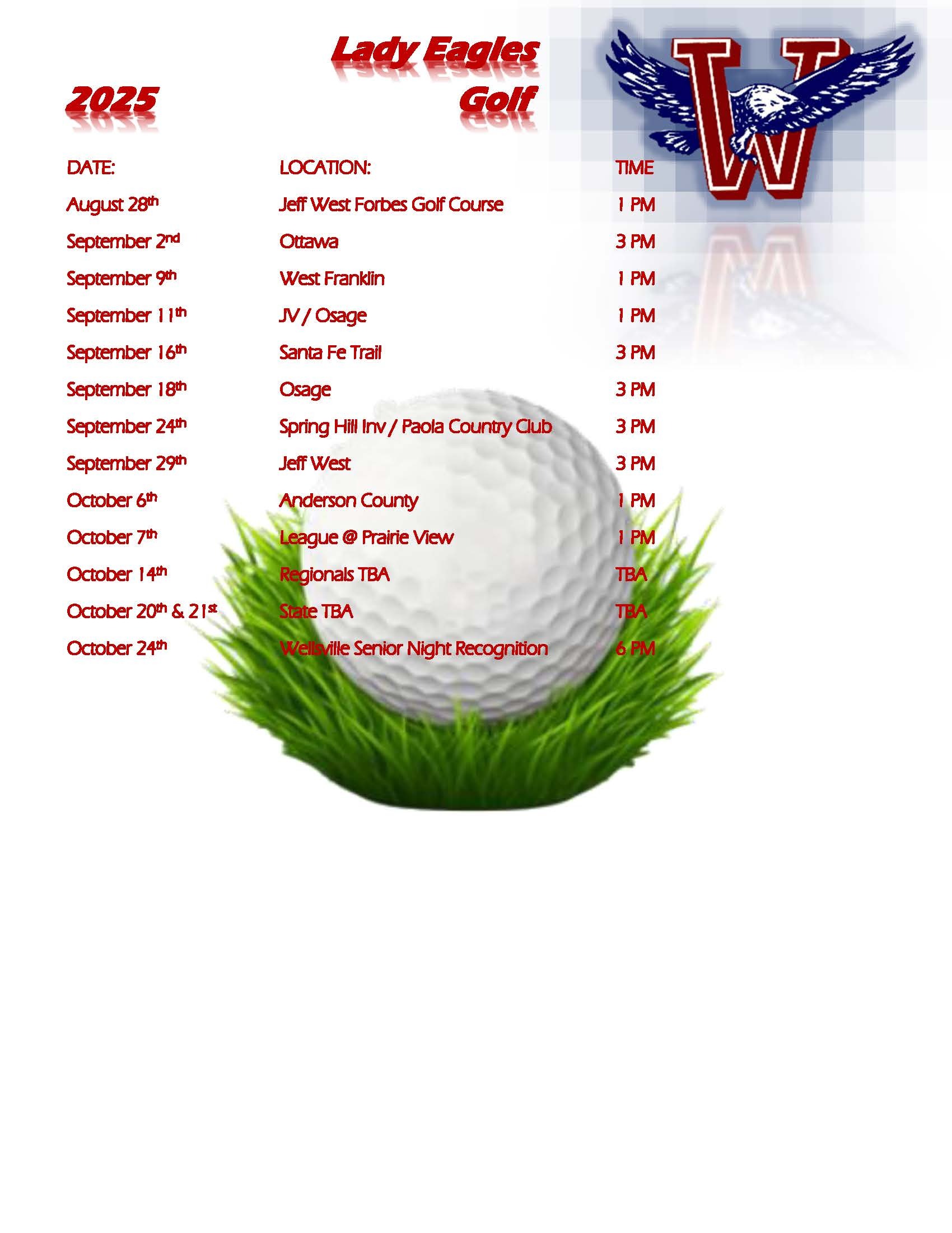 schedule
