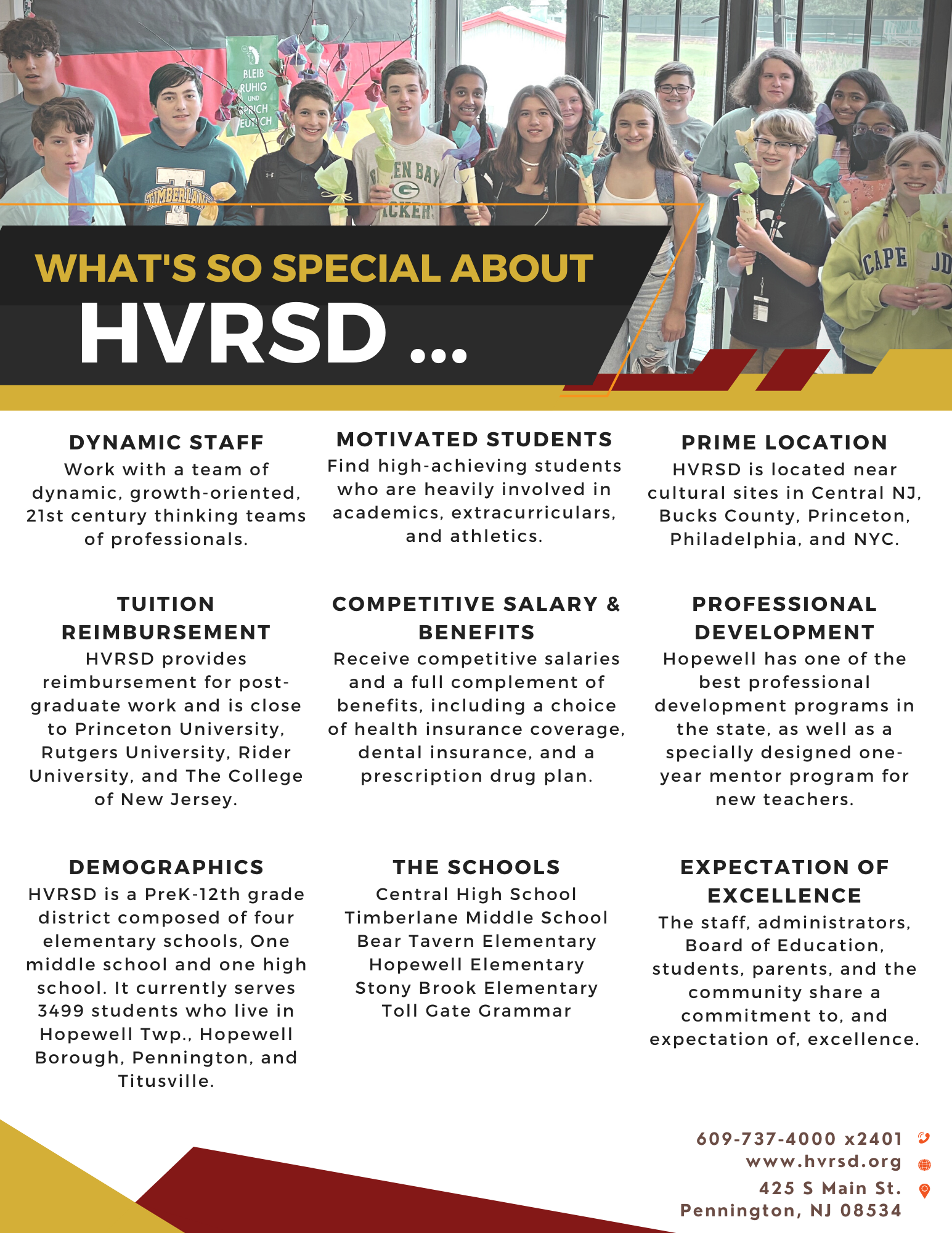 What's So Special About HVRSD: Information About Hopewell Valley