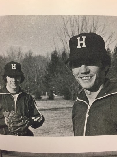 Photo of the 1977 Baseball team.