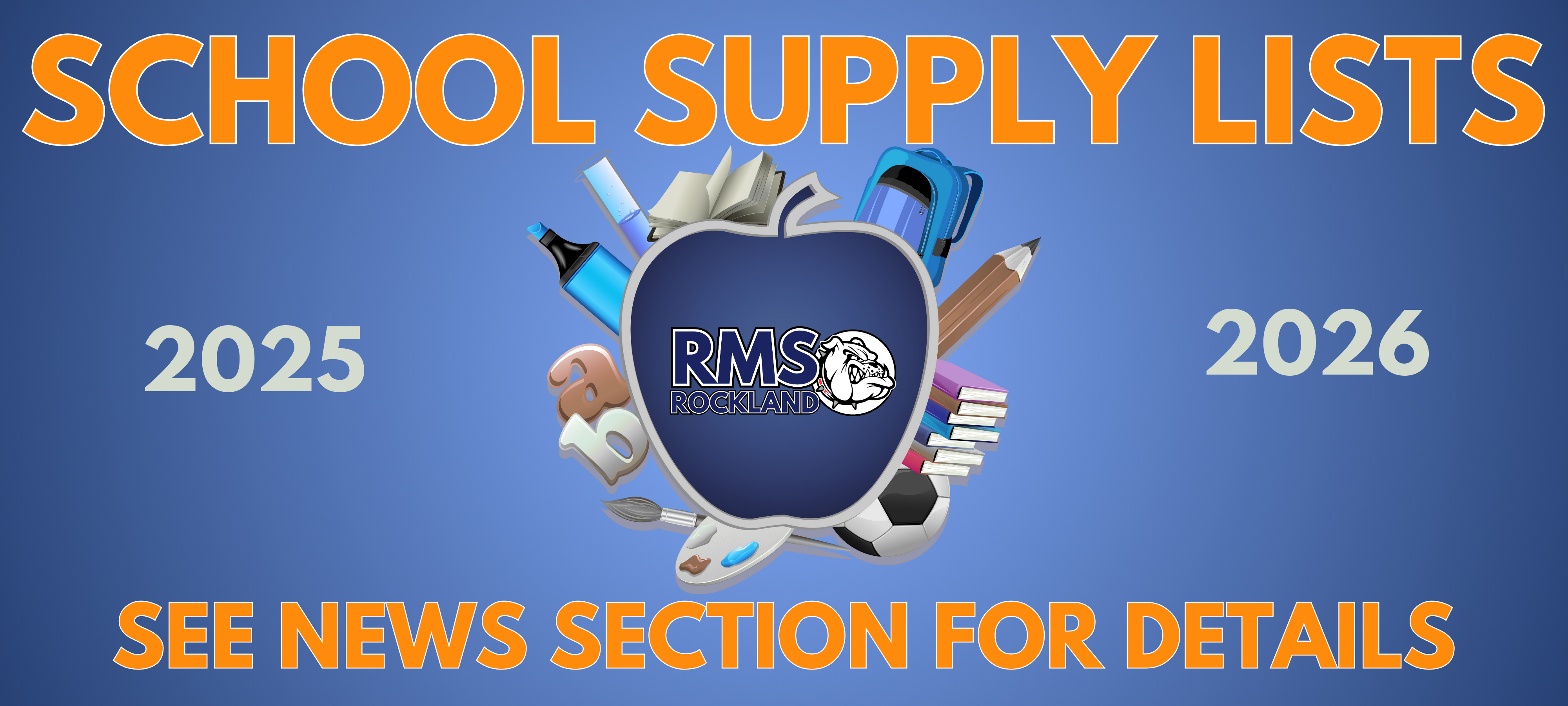 SCHOOL SUPPLY LISTS