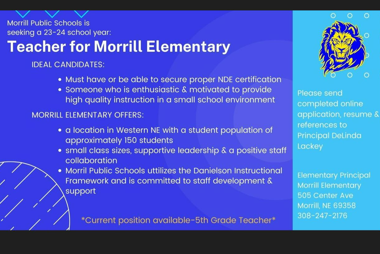 Employment Morrill Public Schools