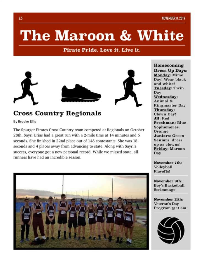 The Maroon and White