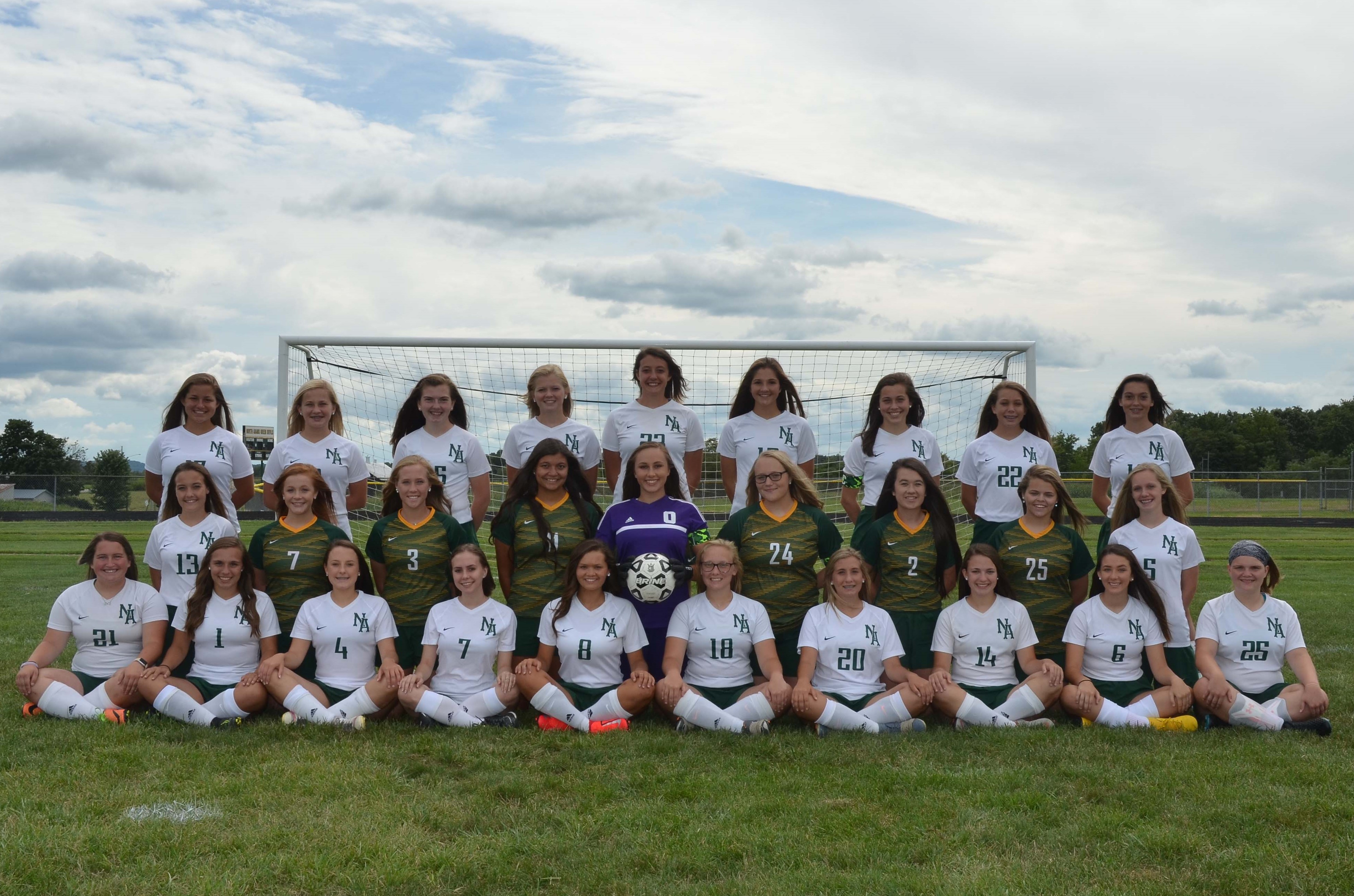 Girls soccer team picture