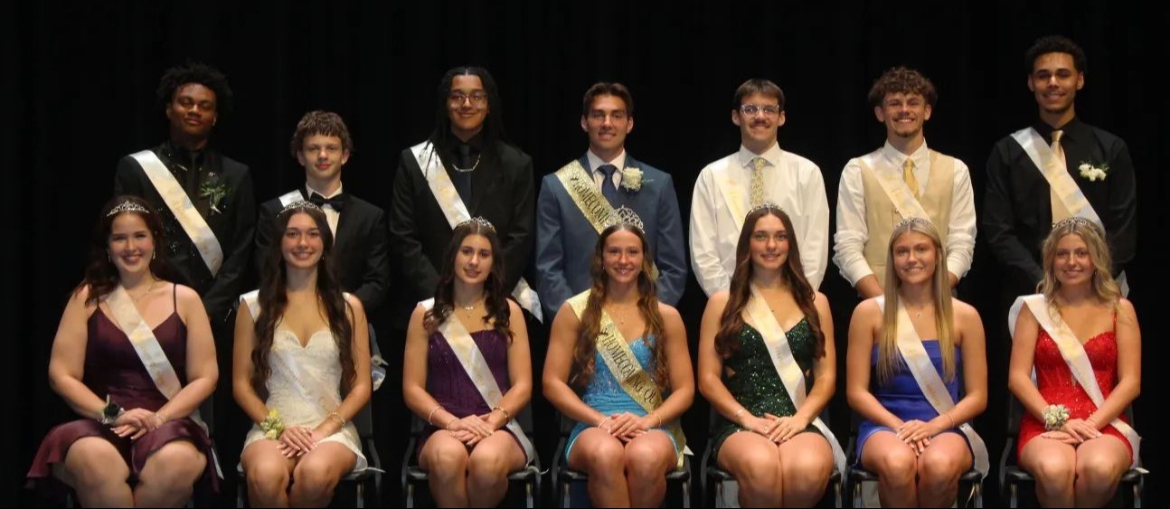 Back Row - Pictured from left to right:  Torrance McMurren,  Jacob Vansickle, Noah Hernandez, Maxwell Miller, Reed Henderson, Kamdyn Reynolds,  and Nolan Erlenbeck,   Front Row - Pictured from left to right: Ana Robles, Matilda Weyand,  Mackenzie Powell, Layla Shanks,   Olivia Horwath,   Hadley Wagner and Savannah Baird.