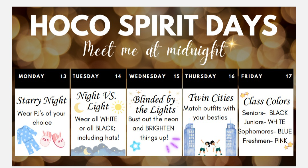 Hoco 25 Dress up Days