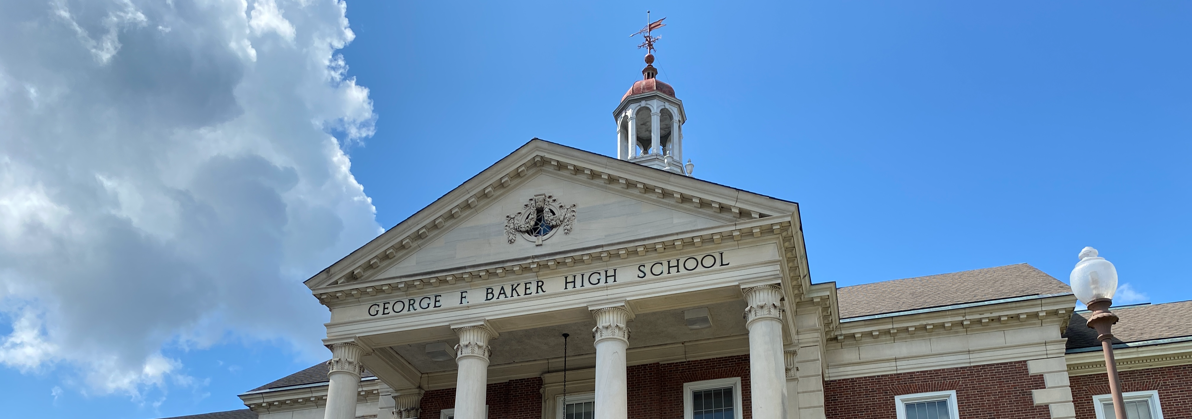 Photo of George F. Baker High School Entrance