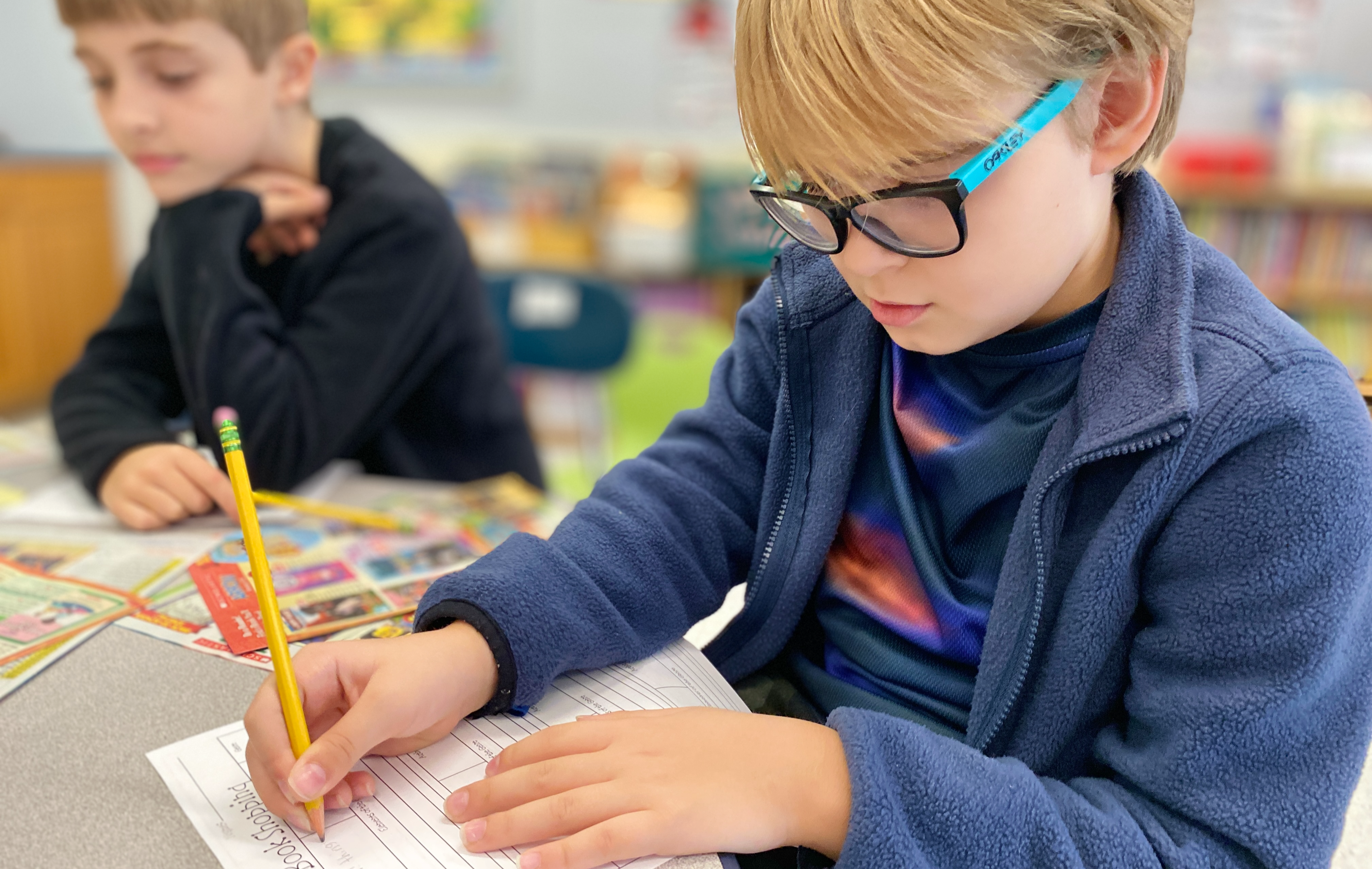 Elementary Students in Classroom