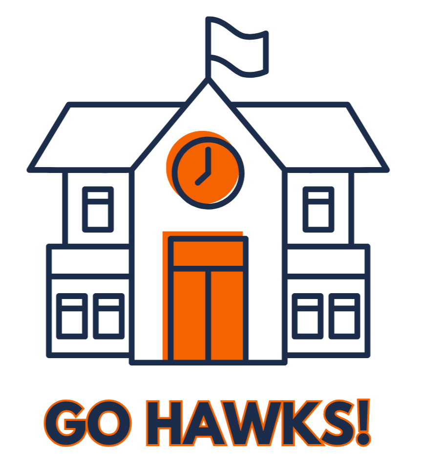 go hawks + school