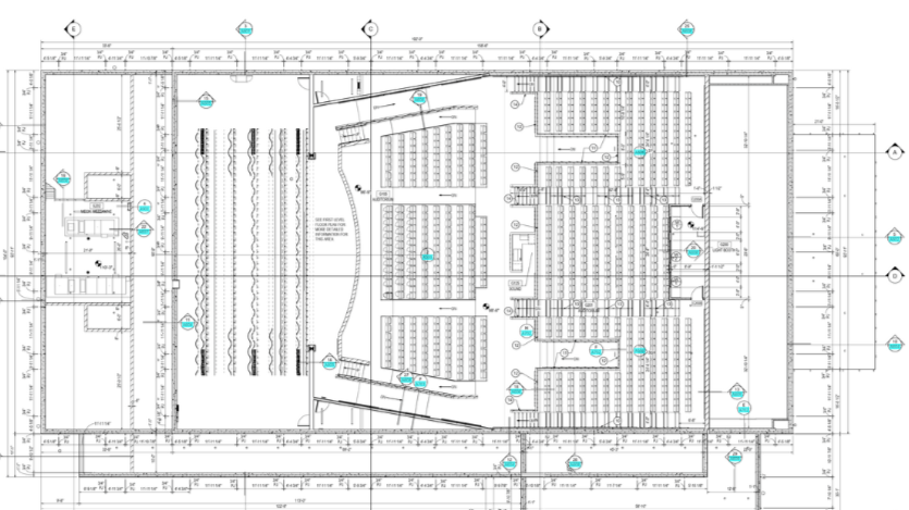 Performing Arts Center blueprint