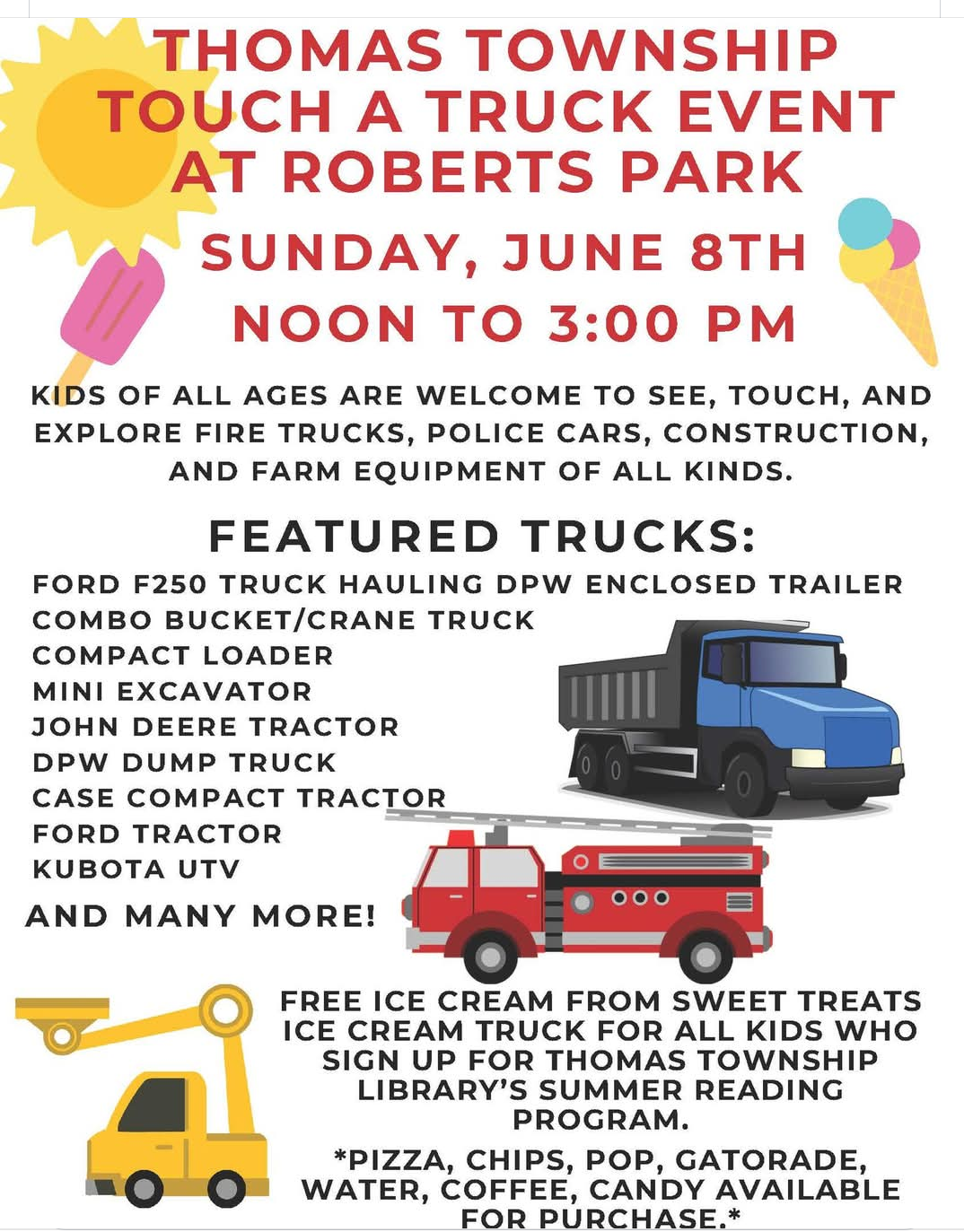 Thomas Township Touch A Truck