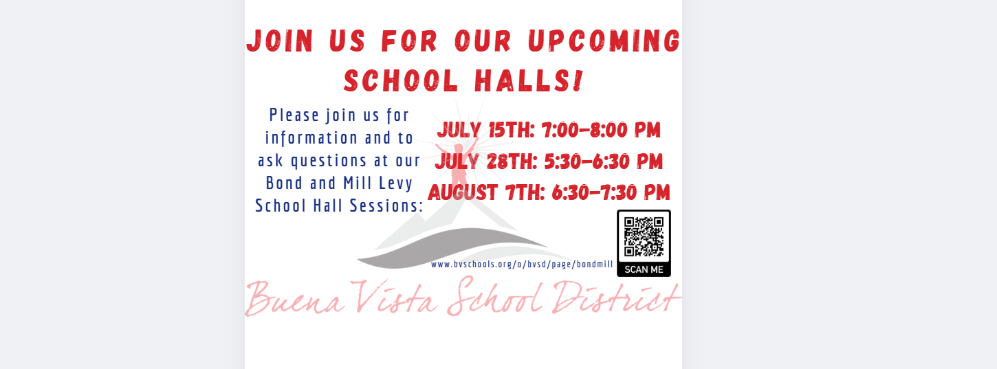 Upcoming School Halls