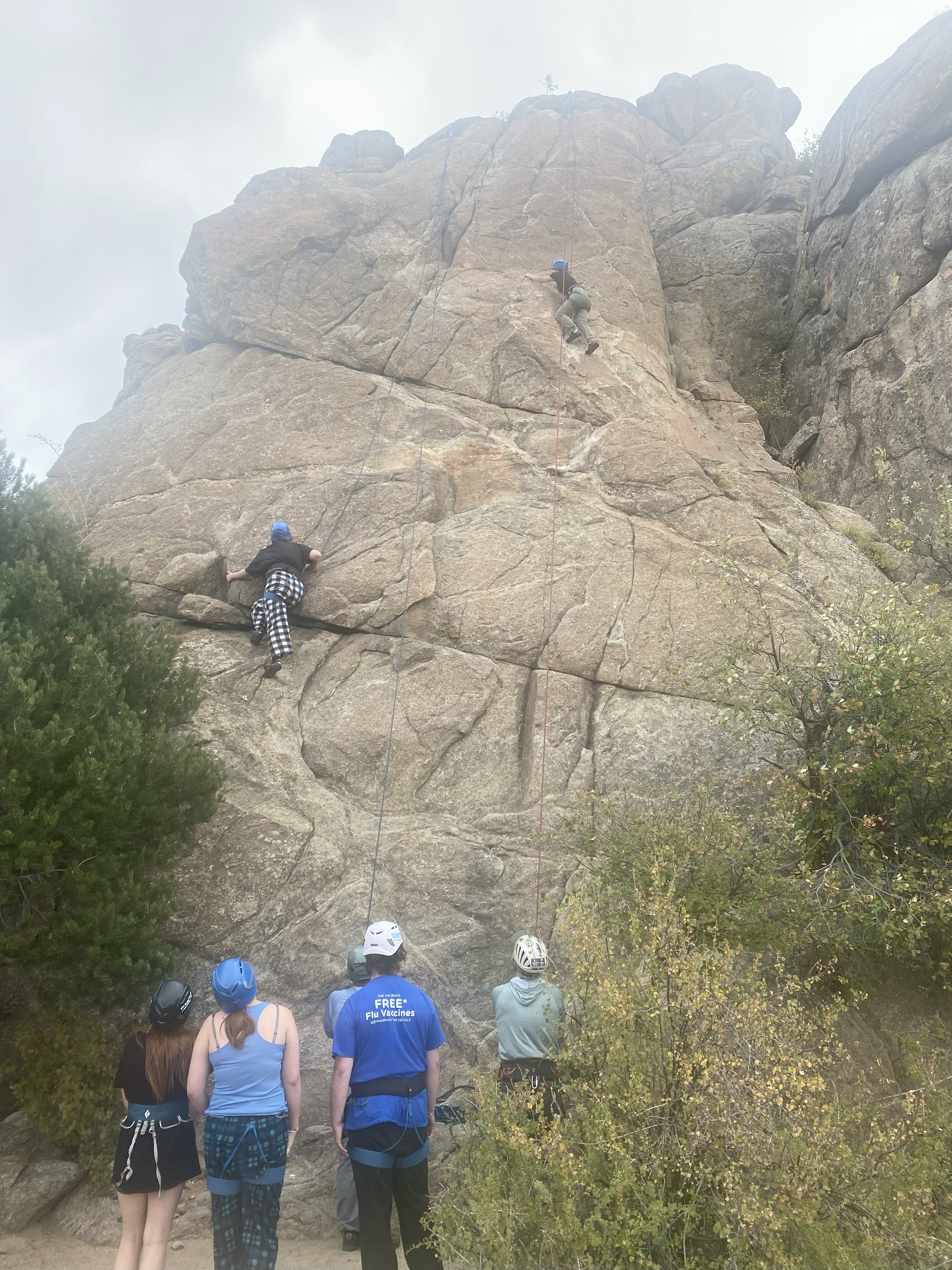 rock climbing