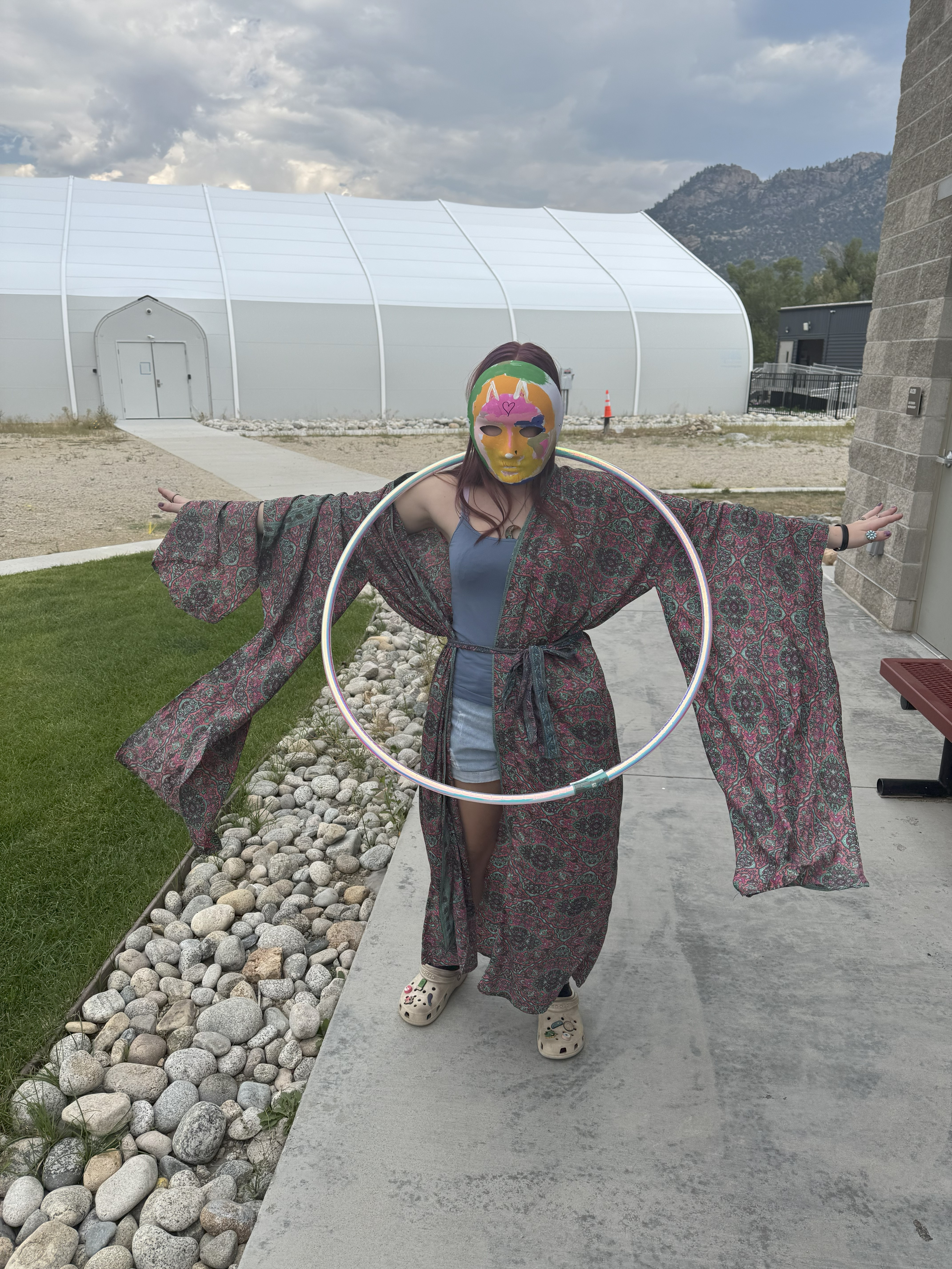 student in costume