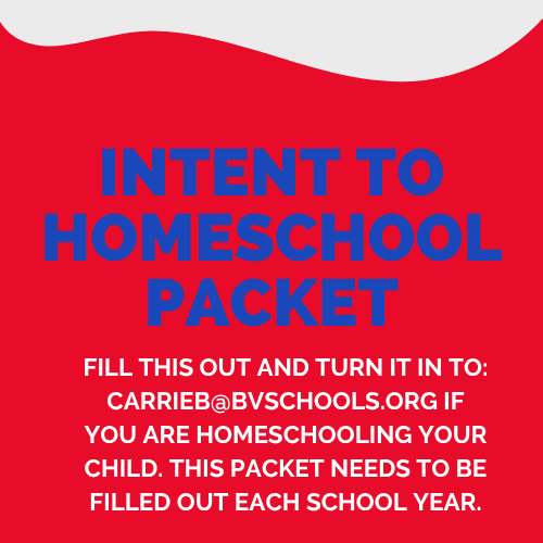 Intent to Homeschool Packet