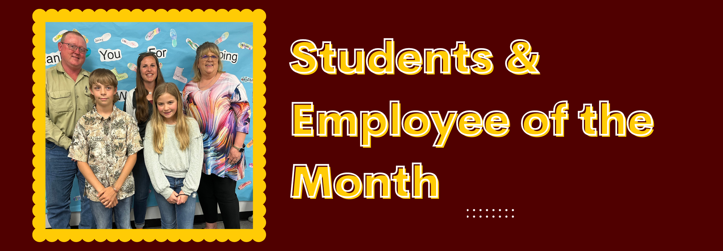 Students and Employee of the Month