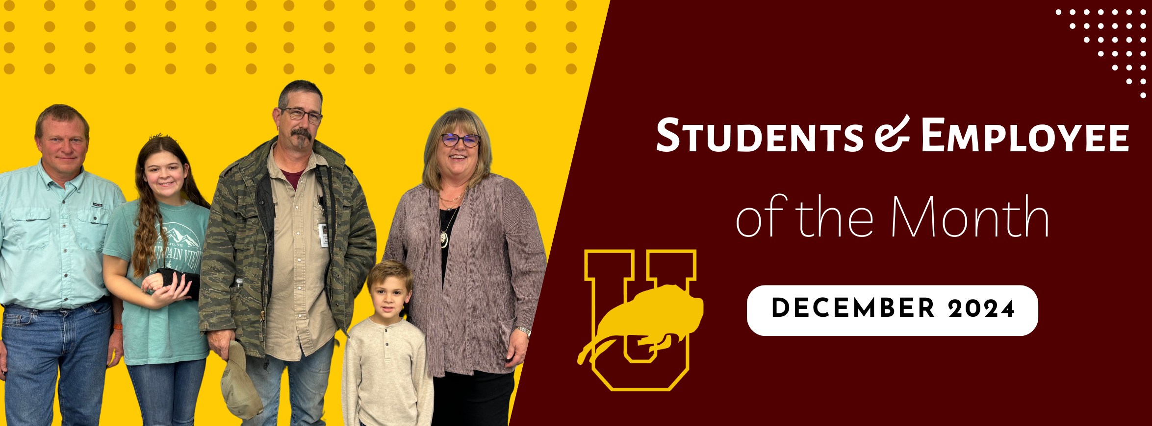 Student & Employee of the Month December 2024