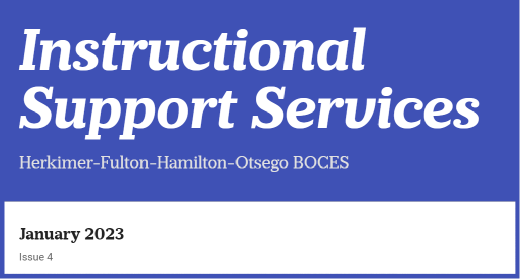 Instructional Support Services Newsletter January 2023