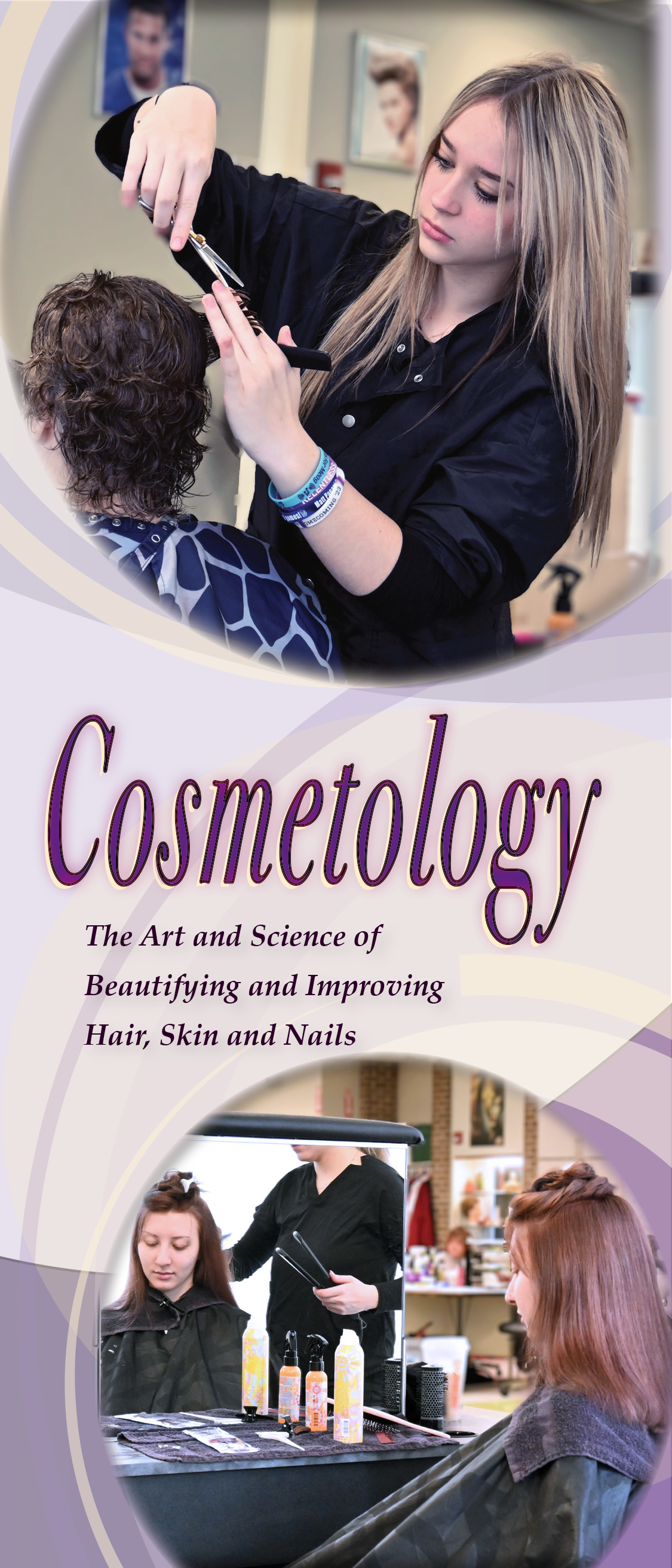 Cosmetology brochure cover