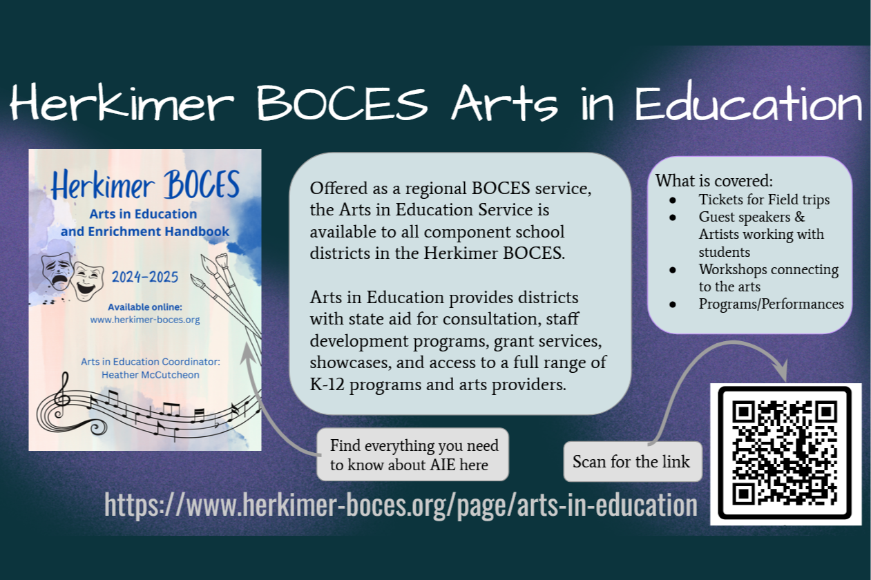 Arts in Education overview information graphic