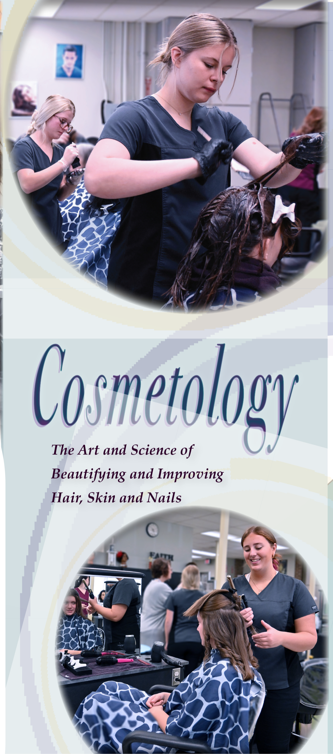 Cosmetology brochure cover