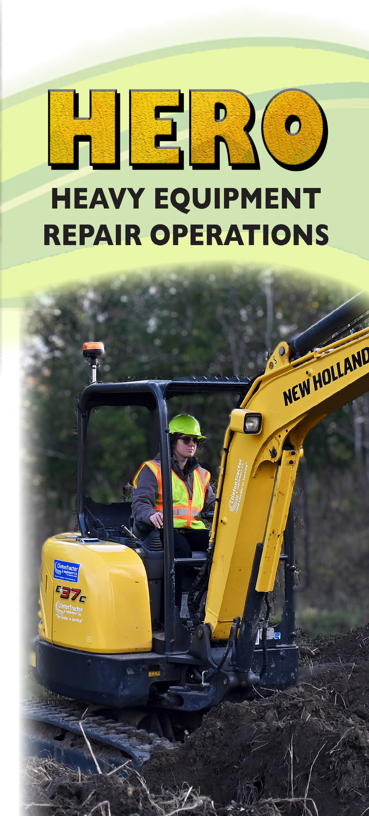 Heavy Equipment Repair Operations program brochure cover