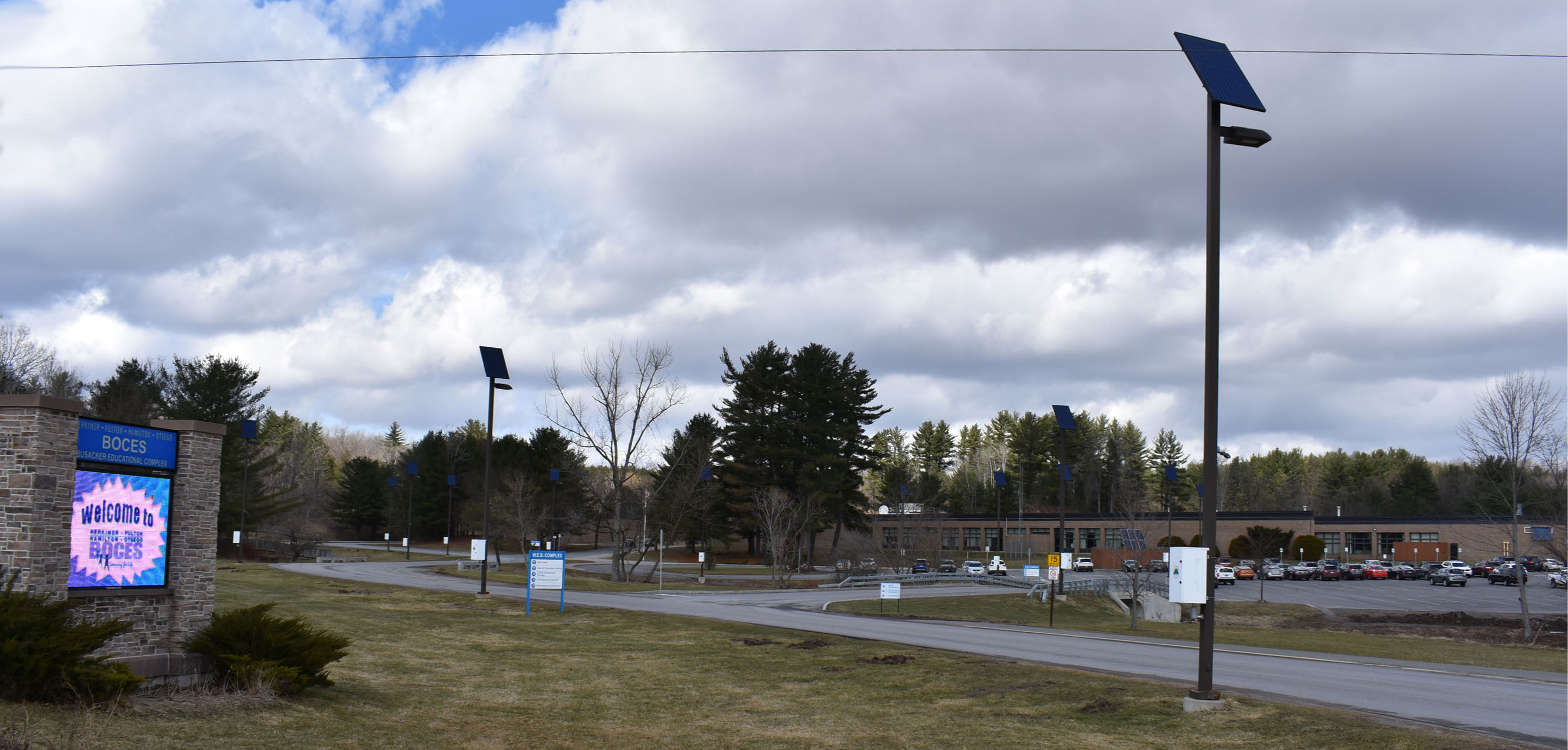 BOCES campus view from the front