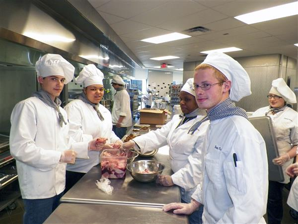 Culinary Hospitality students cooking