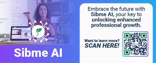 Sibme AI / Embrade the future with Sibme AI, your key to unlocking enhanced professional growth, scan the QR code to learn more