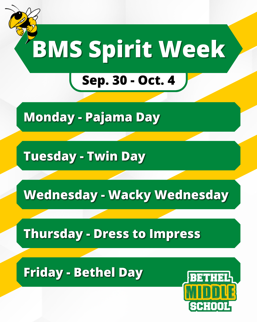 Middle School Spirit Week