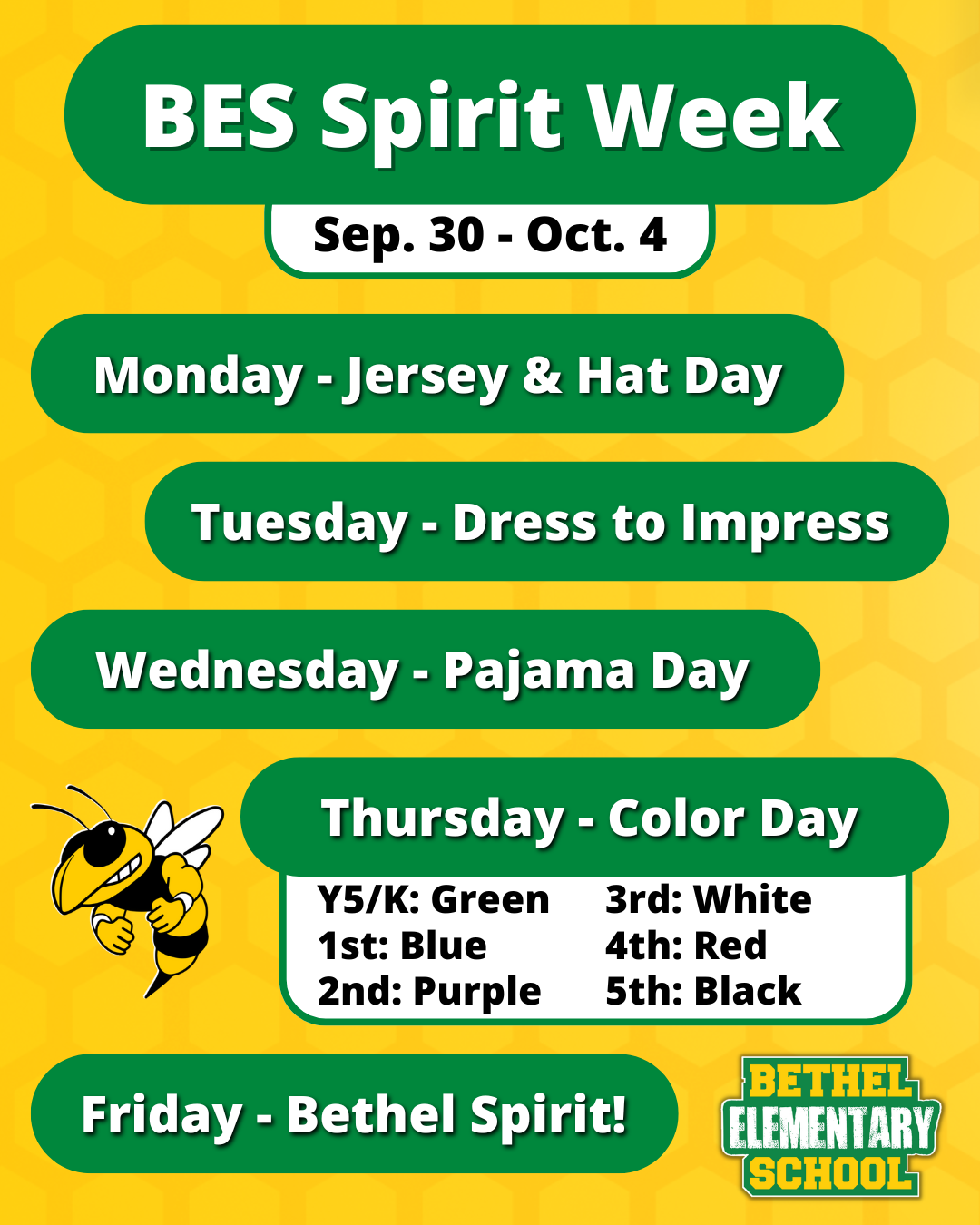 Elementary Spirit Week