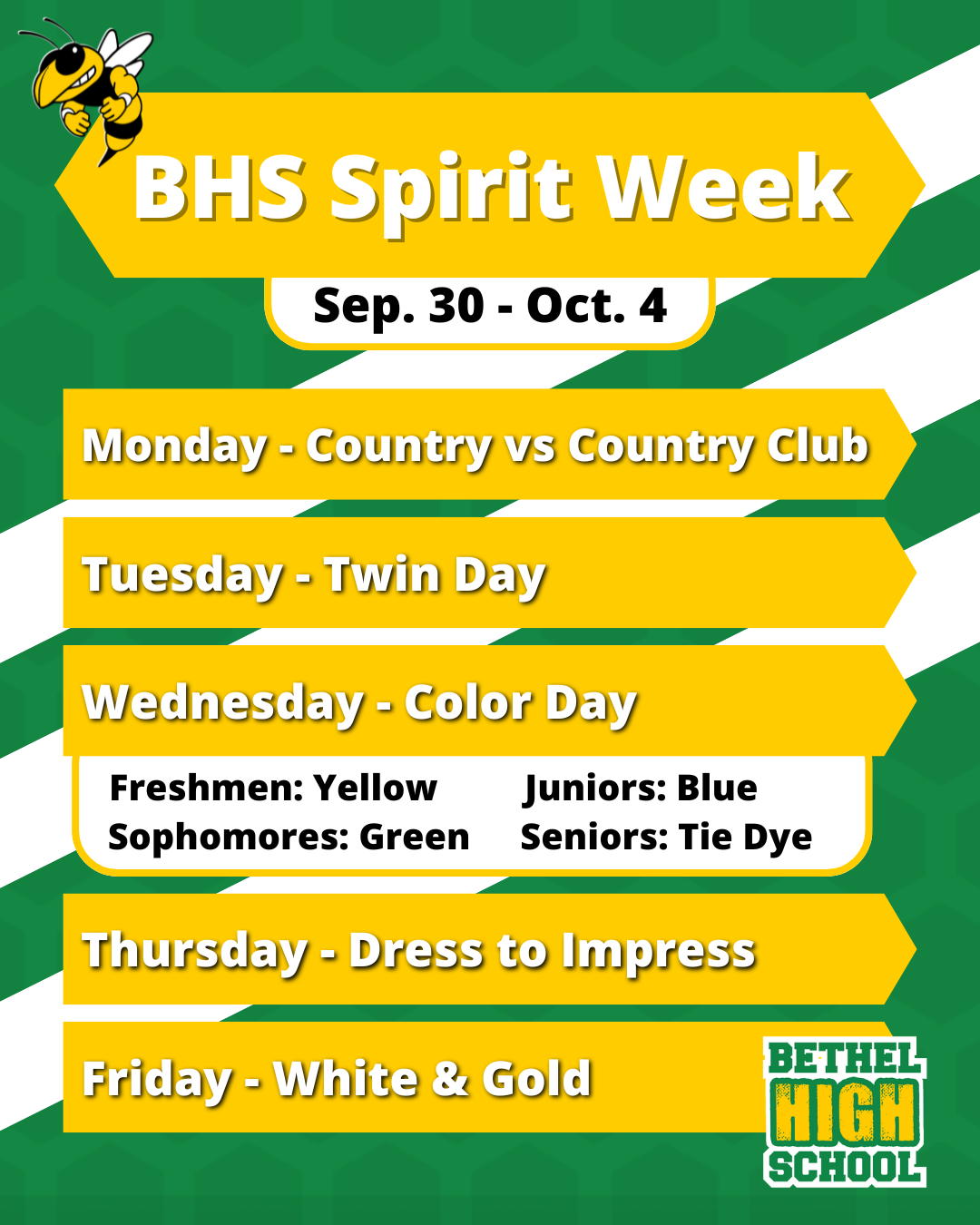 High School Spirit Week