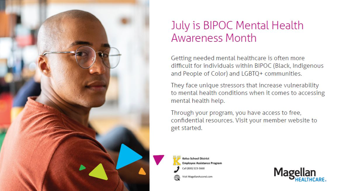 July is BIPOC Mental Health Awareness Month