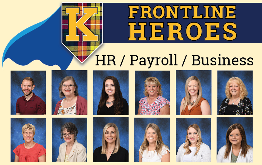 Photos of the HR/Payroll/Business teams.