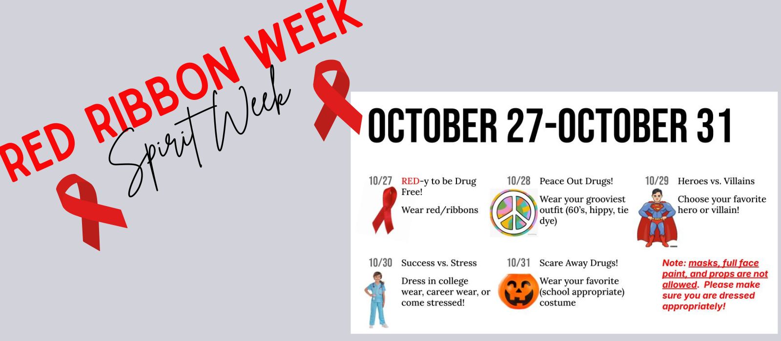 Red Ribbon Spirit Week