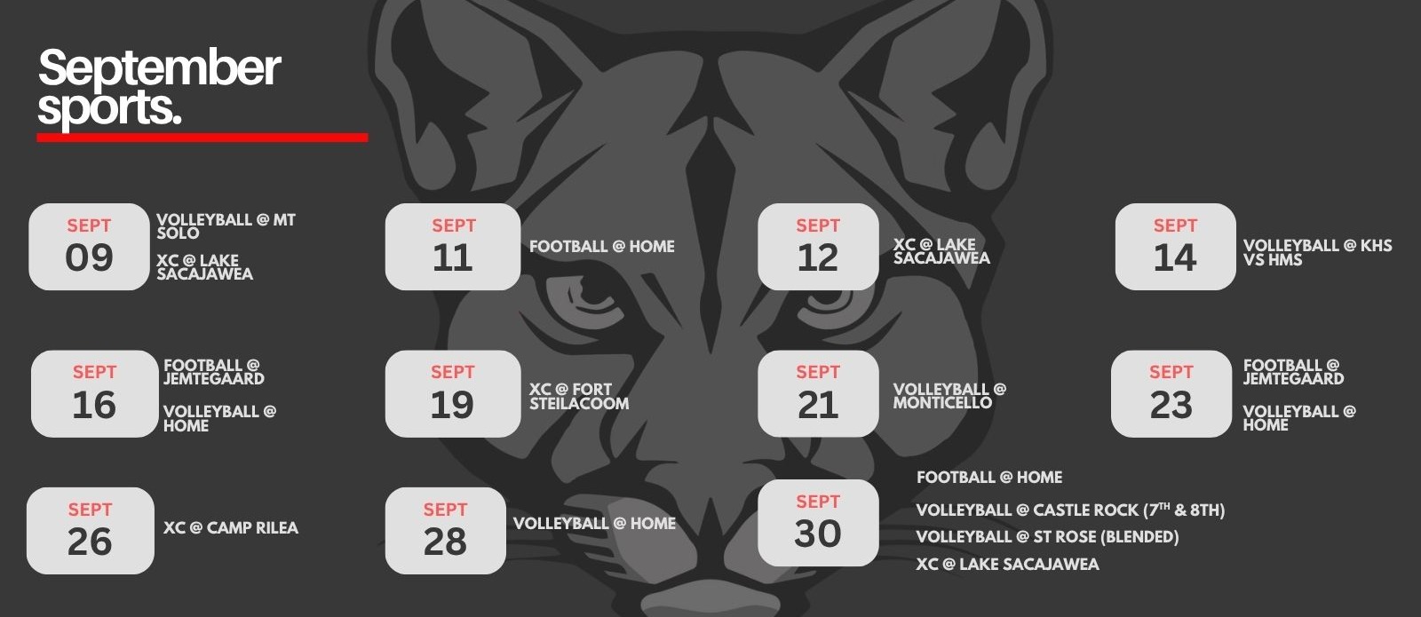 upcoming events