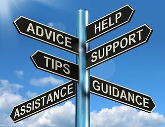 Help Support Advice Tips Assistance Guidance