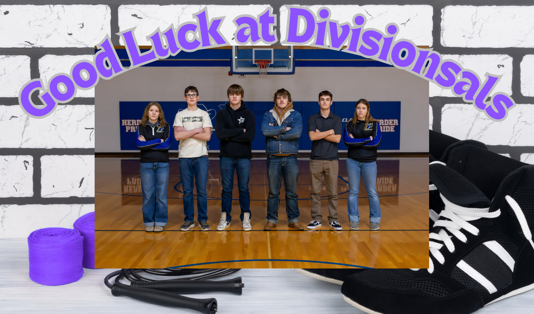 Good Luck at Divisionals Herders Wrestling 2026