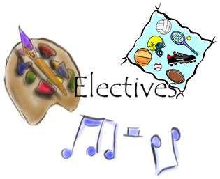 ELECTIVES - SPORTS, MUSIC AND PAINTING ITEMS.