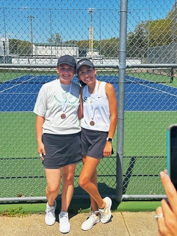 Girls 1 doubles took home 5thplace at the Henryetta invitational tournament