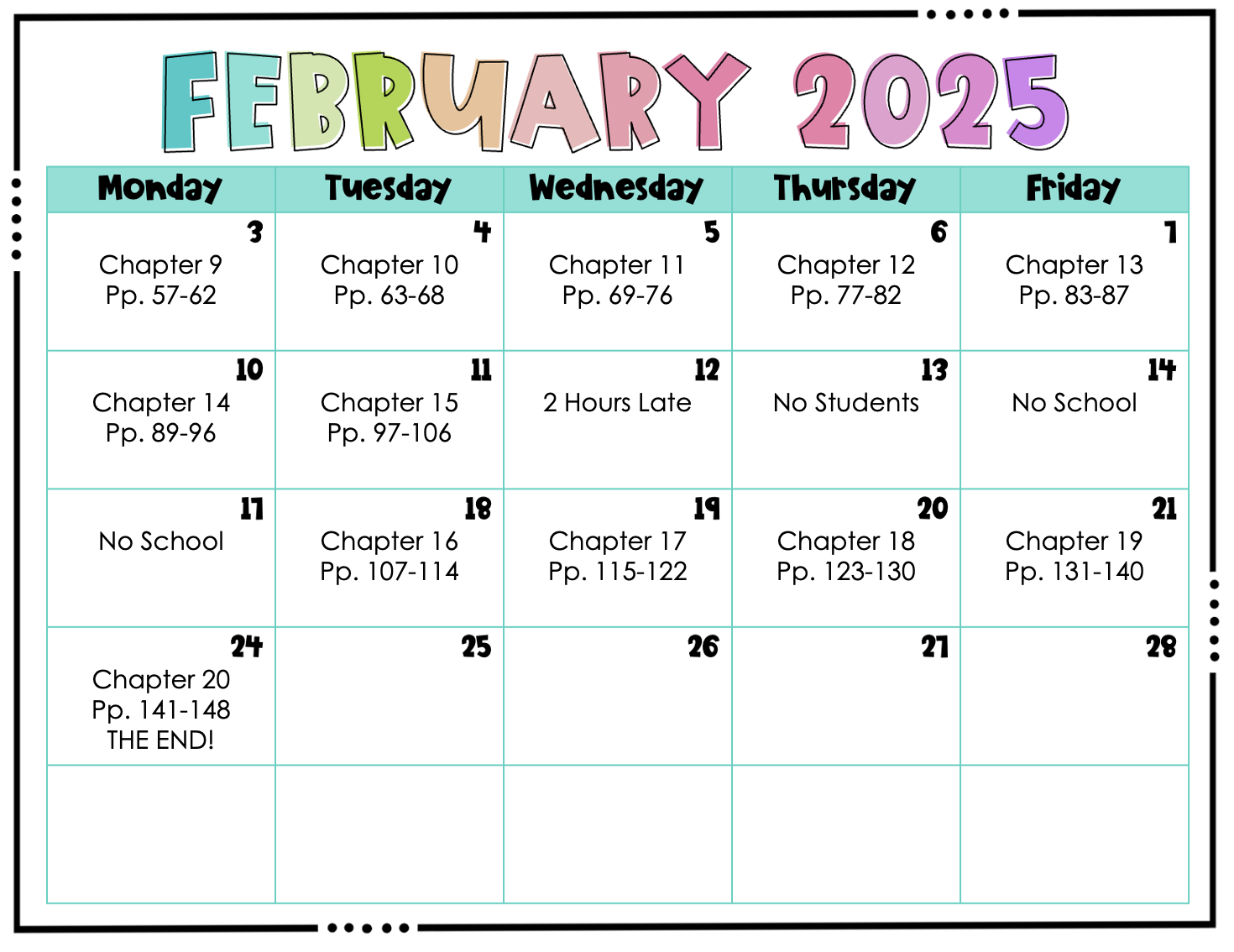 Feb Pace