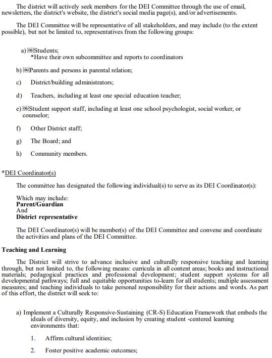 Draft DEI Policy Page 3