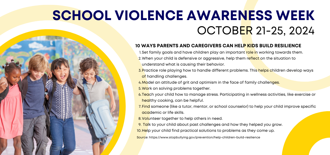 School Violence Awareness Week