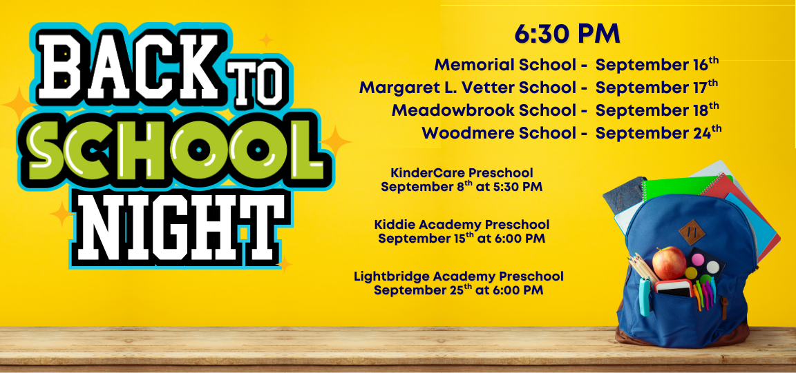 Back to School Nights