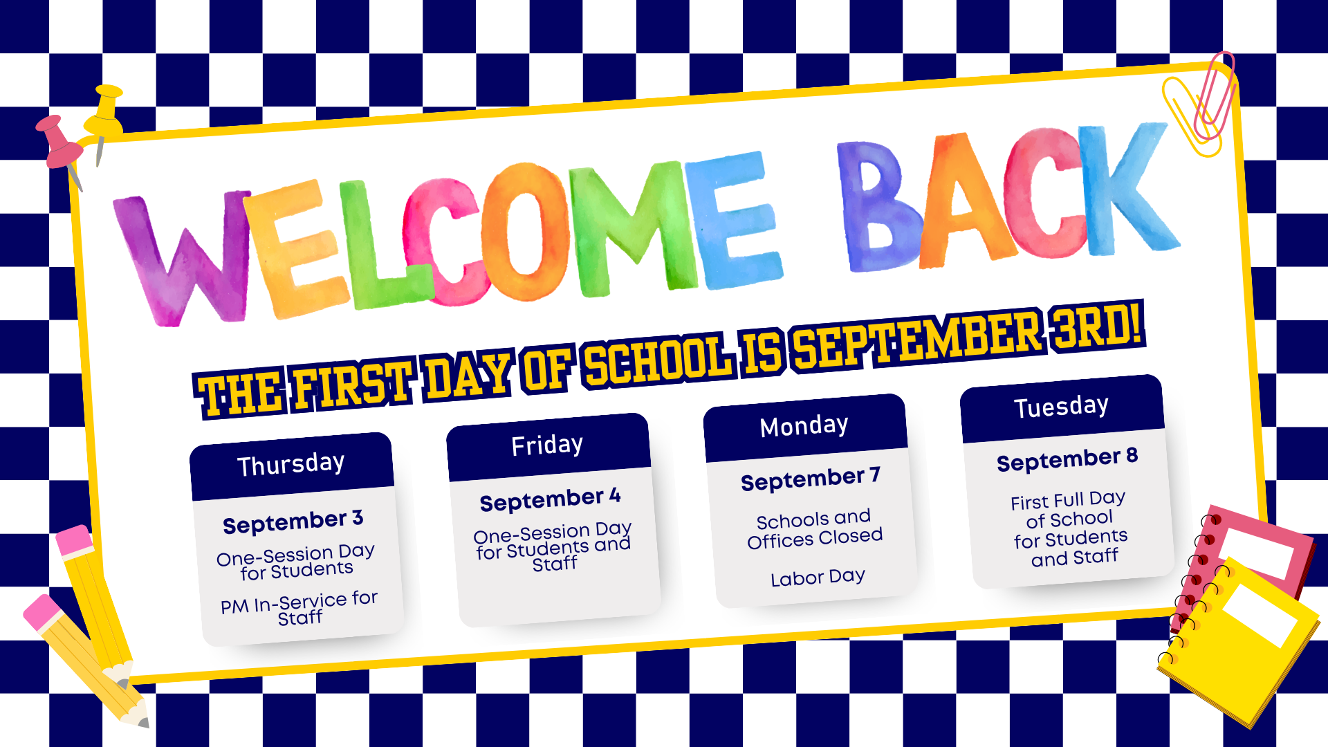 Welcome Back!