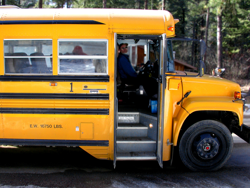 Photo of a yellow school bus