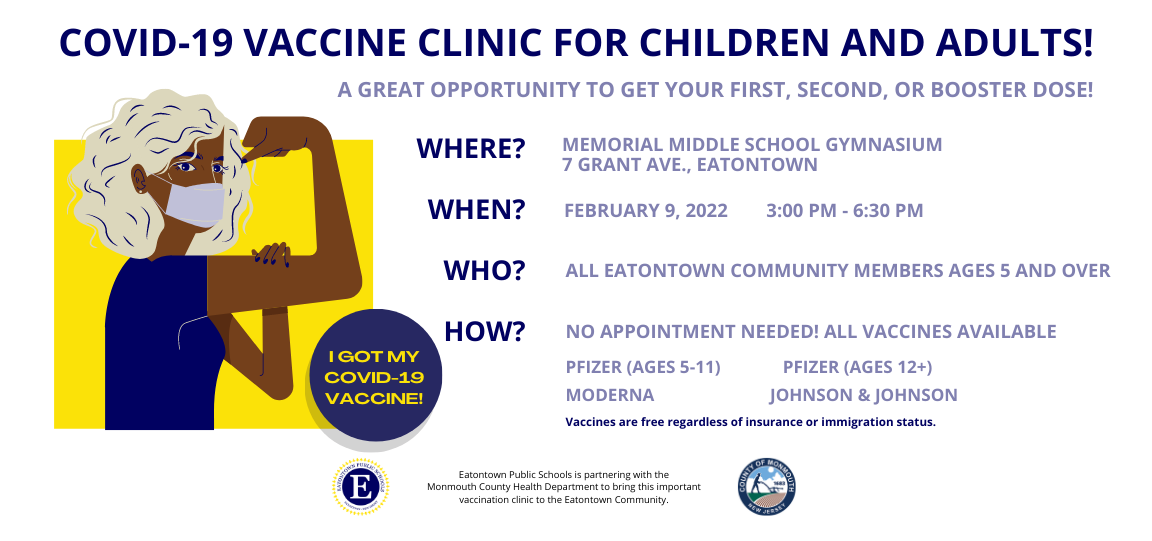 Vaccination Clinic February 9th