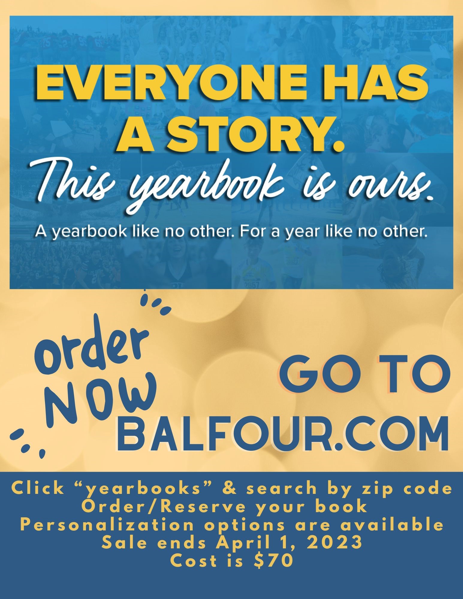 Yearbook Flyer