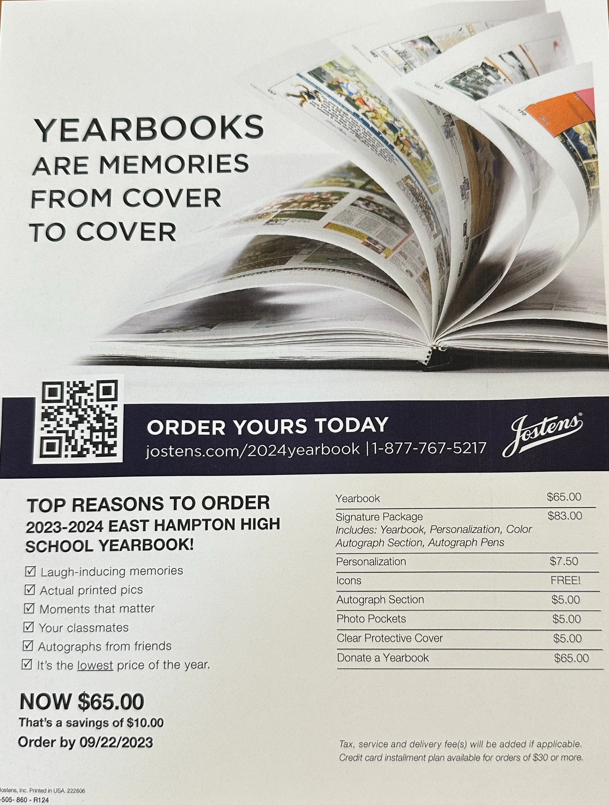 Yearbook Flyer