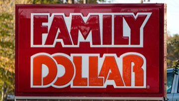 Family Dollar sign